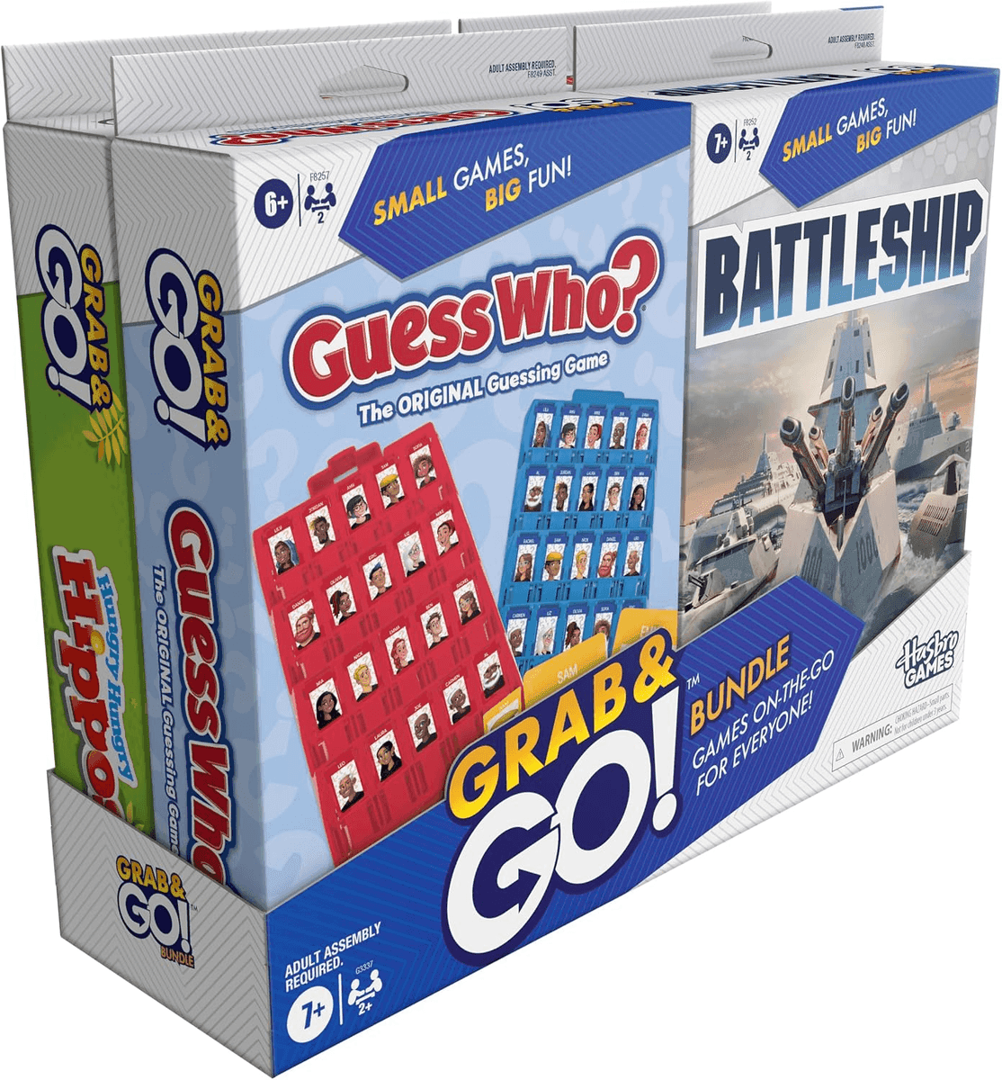 [Prime, 31% Off] Hasbro Grab and Go! 4-Game Travel Bundle image 2