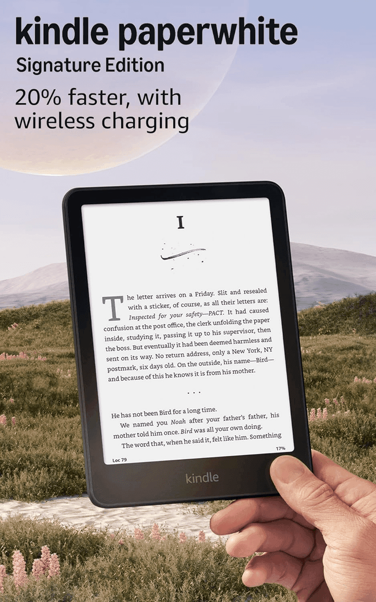 Amazon Kindle Paperwhite Signature Edition 32GB (2024), Metallic Black