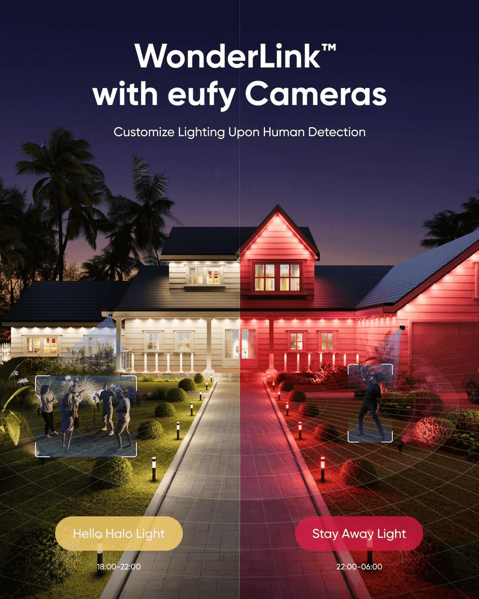 eufy E22 100-Foot Permanent Outdoor Lights - 60 Triple-LED Lights image 3