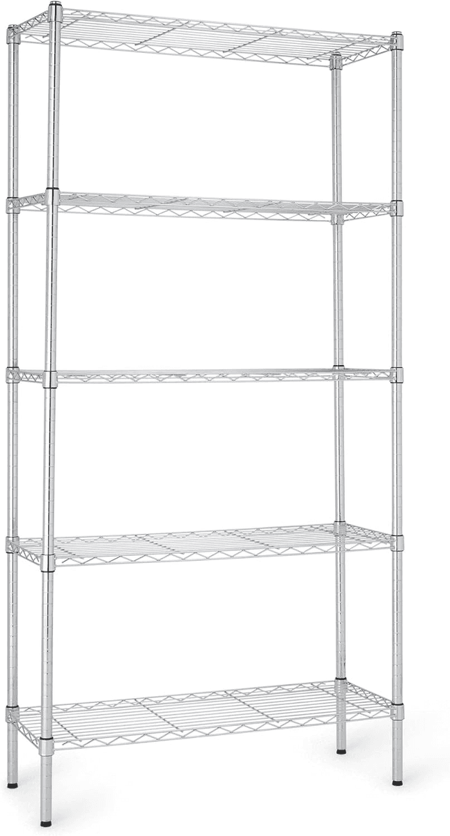 [26% Off] Amazon Basics 5-Shelf Steel Wire Rack