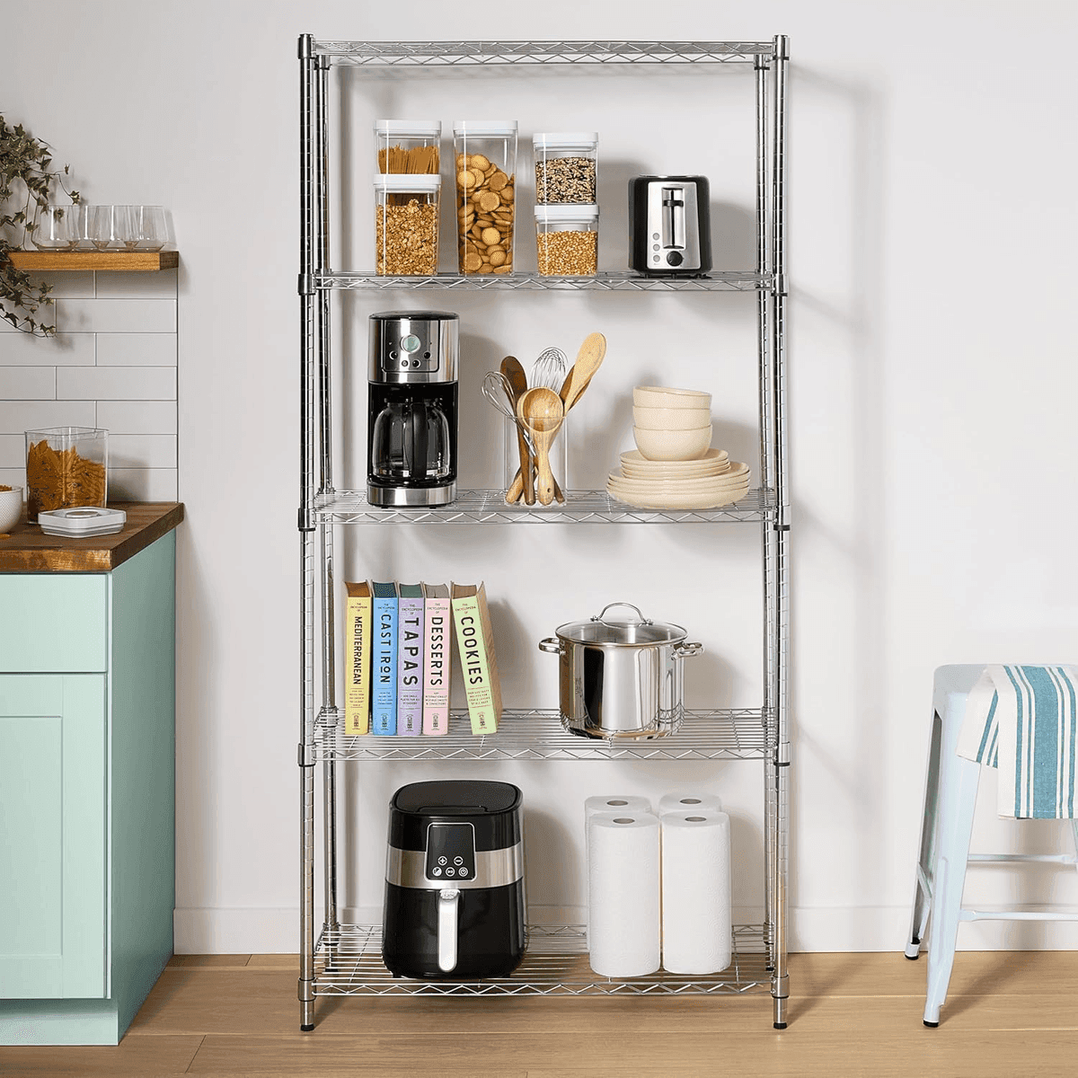 [26% Off] Amazon Basics 5-Shelf Steel Wire Rack image 4