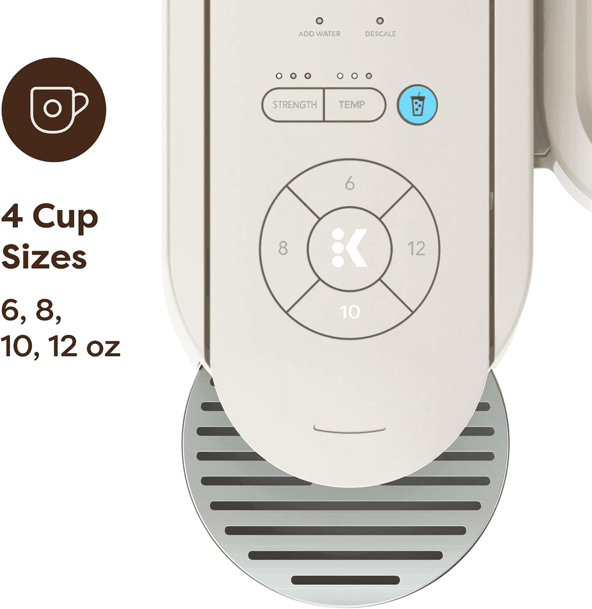[Prime] Keurig K-Supreme Gen2 Hot & Iced Coffee Maker - Warm Stone image 4