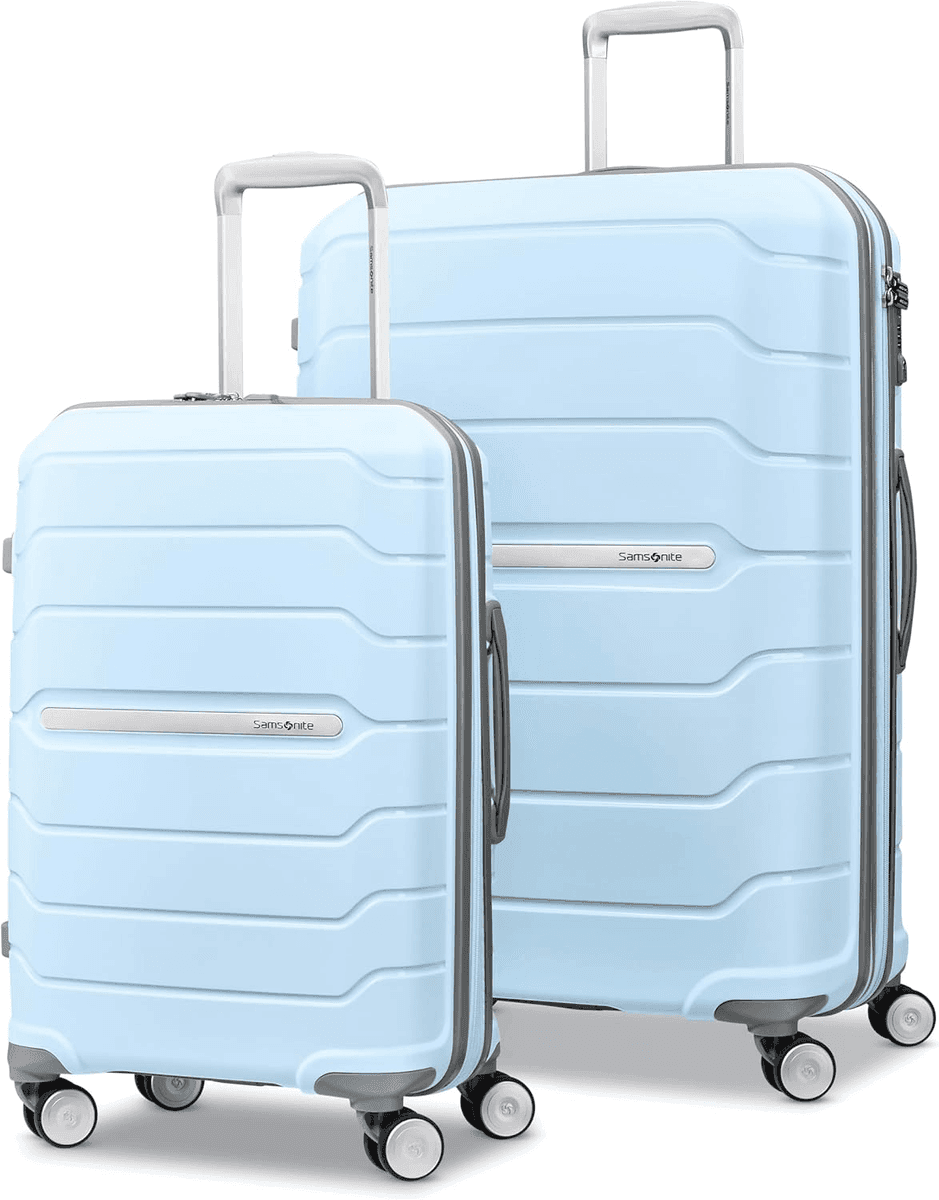 [Prime] Samsonite Freeform 2-Piece Hardside Luggage Set - Sky Blue