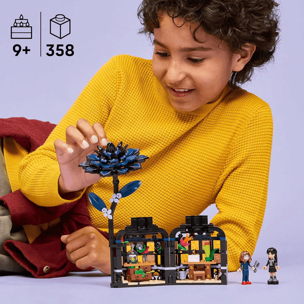 [Prime] LEGO Wednesday Black Dahlia Flower Building Set 76784 image 2