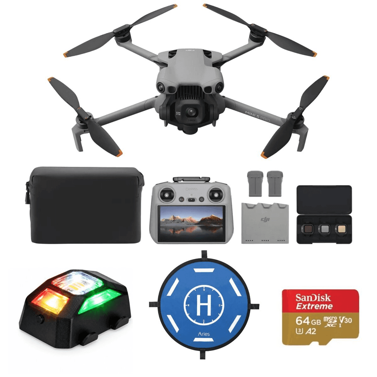 DJI Mini 5 Pro Fly More Combo Plus RC 2 Bundle