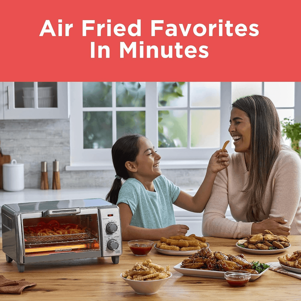 [Prime] BLACK+DECKER 4-Slice Air Fry Toaster Oven image 3