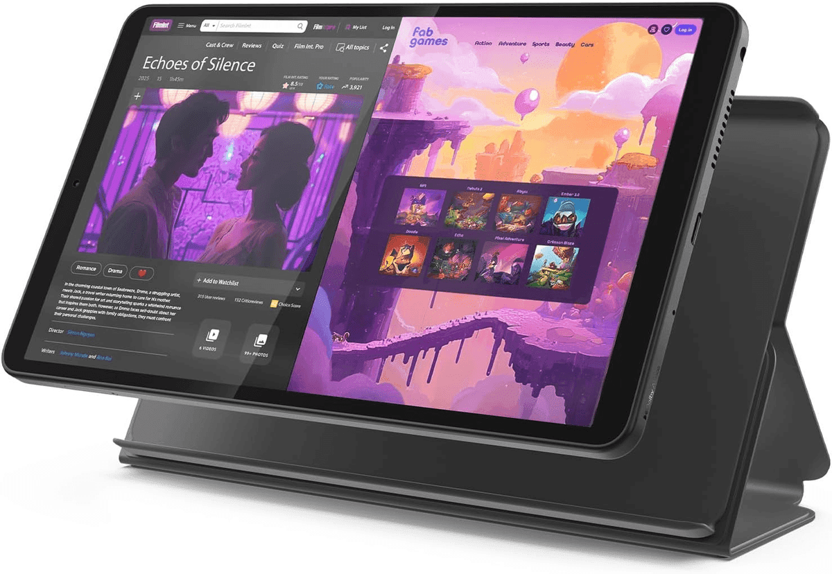 [Prime] Lenovo Tab One 8.7-Inch Tablet 4GB/64GB with Folio