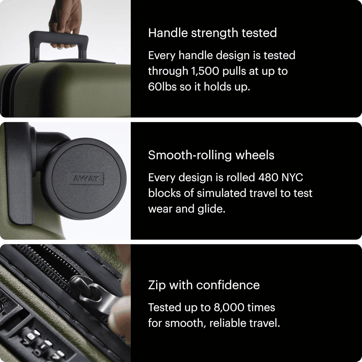 [Prime] Away Bigger Carry-On 23-Inch Suitcase - Palm Green image 4