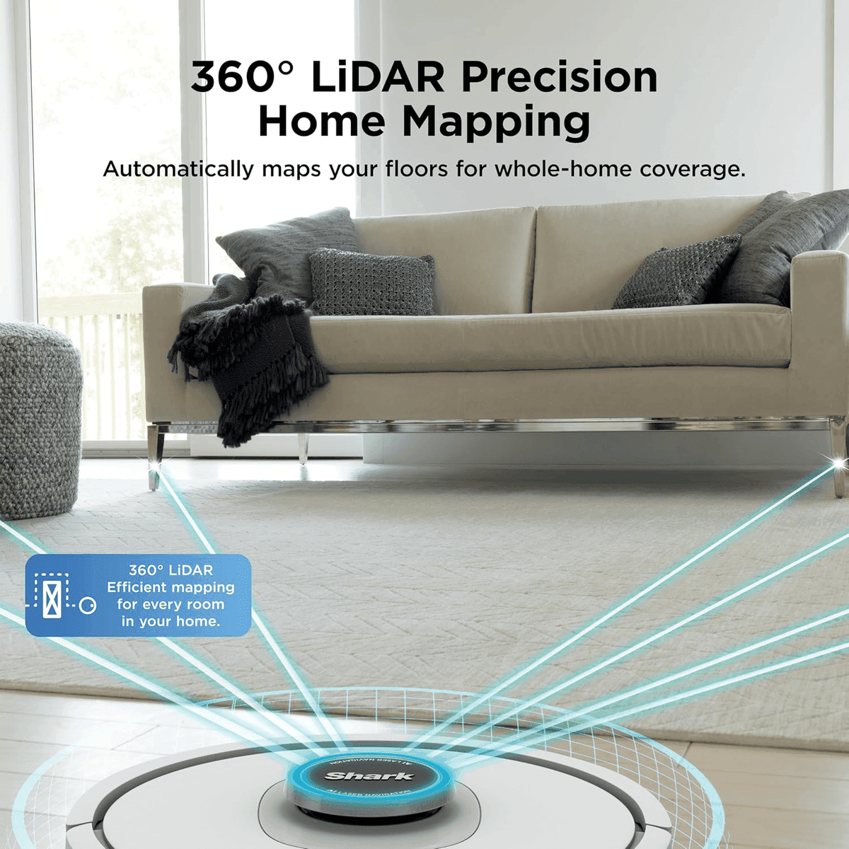 [Prime] Shark AI Ultra Robot Vacuum with 60-Day Self-Empty Base image 5