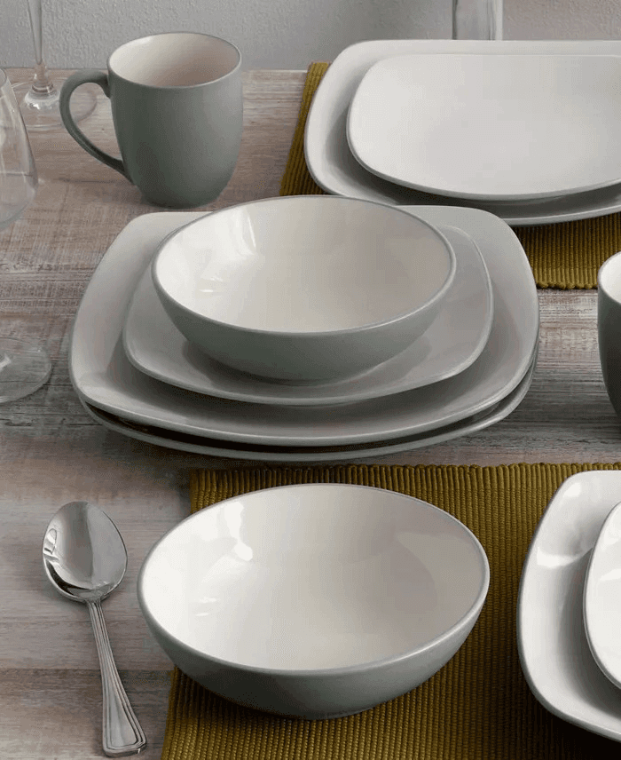 Noritake Colorwave Square 16-Piece Dinnerware Set - Green image 2