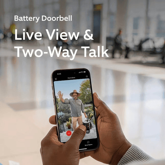 Ring Battery Doorbell 2K + Indoor Cam 2K Bundle image 4