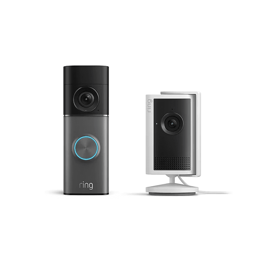Ring Battery Doorbell 2K + Indoor Cam 2K Bundle