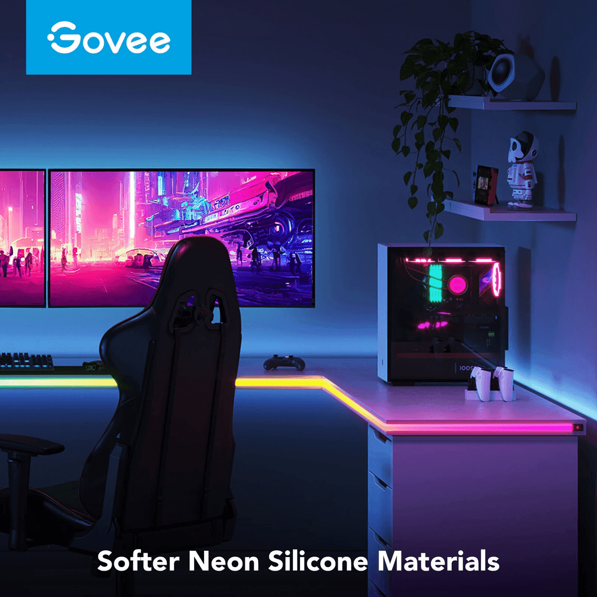 Govee 6.5-Foot RGBIC LED Desk Rope Light for $42.99 image 4