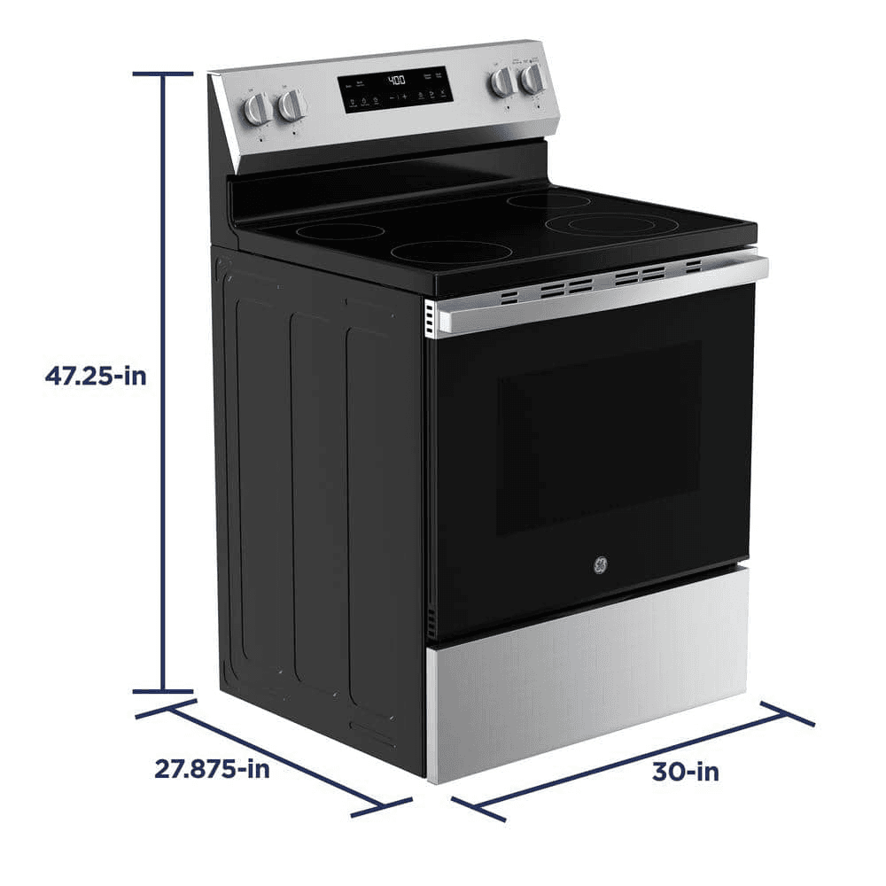 GE 30-Inch 4-Burner Electric Range for $649 image 2