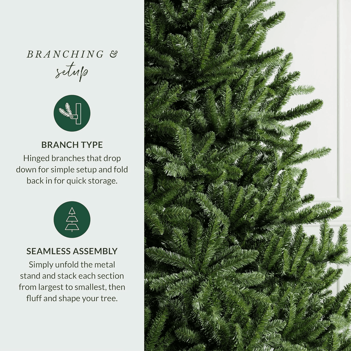 Balsam Hill 7.5 ft Unlit Classic Blue Spruce Artificial Christmas Tree — $359 image 5