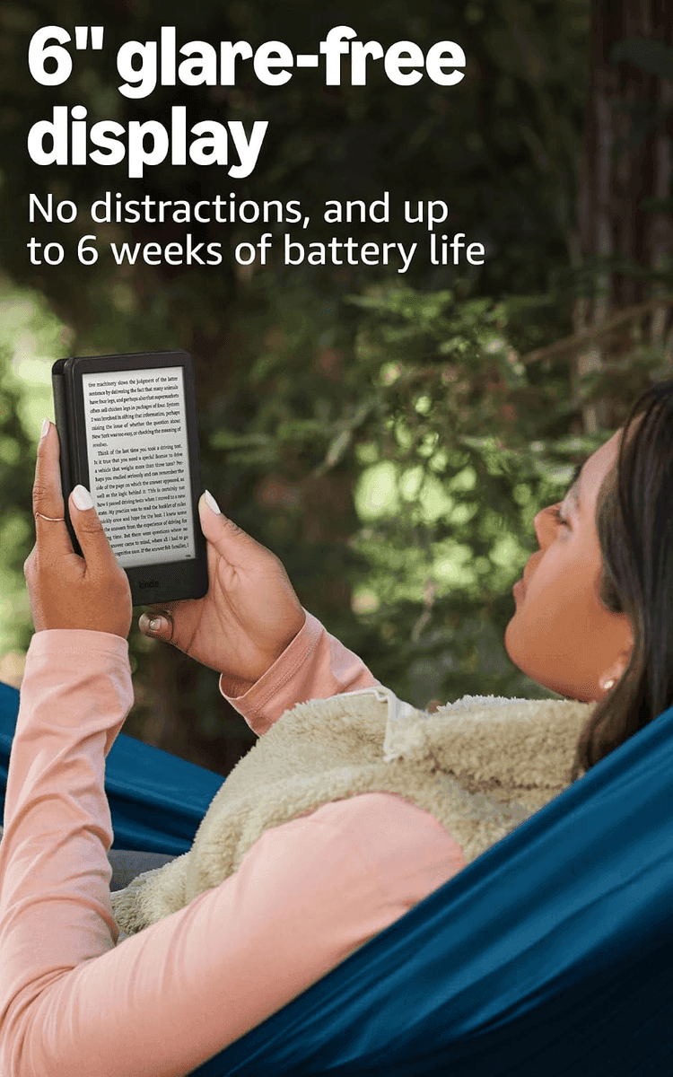 Amazon Kindle 16GB (2024, Black) — $103.99 image 5