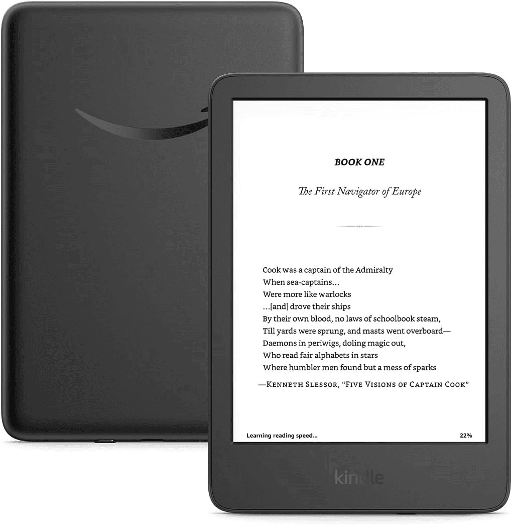 Amazon Kindle 16GB (2024, Black) — $103.99