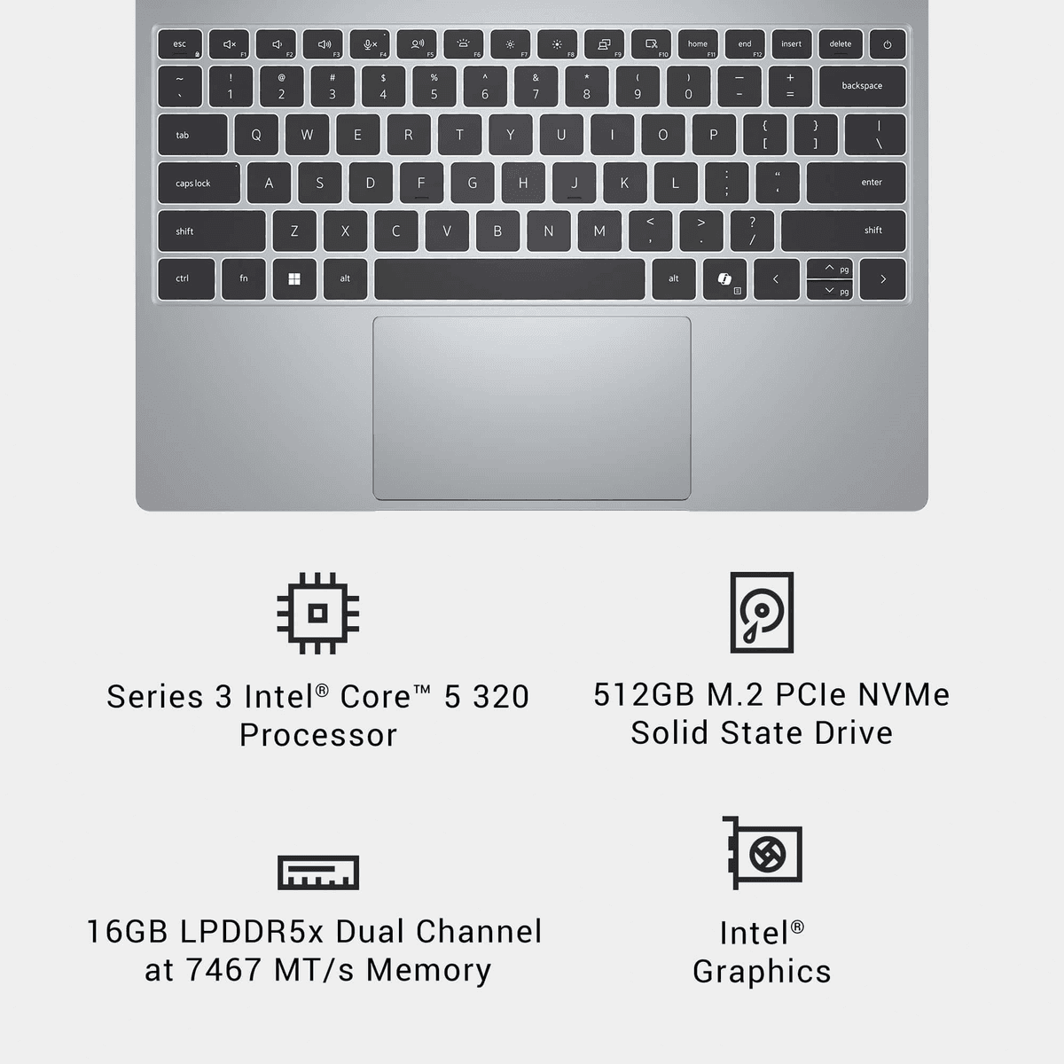 Dell XPS 13.4-Inch Touchscreen Laptop, Core 5, 16GB/512GB image 5