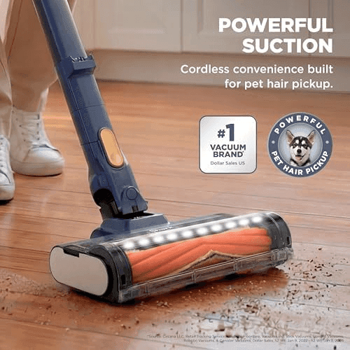 Shark Cordless Pet Stick Vacuum with FloorDetect - Moonlight Blue image 2