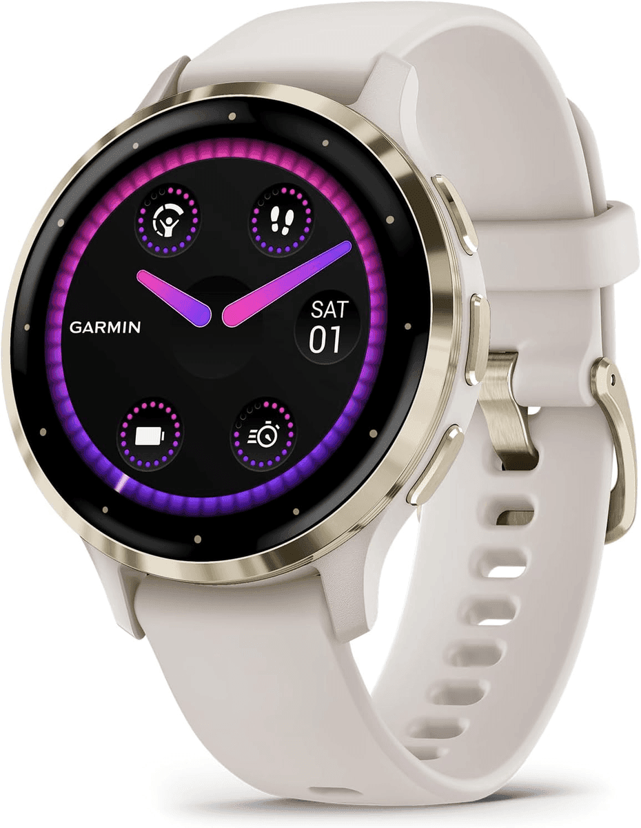 Garmin Venu 3S 41mm GPS Smartwatch - Ivory
