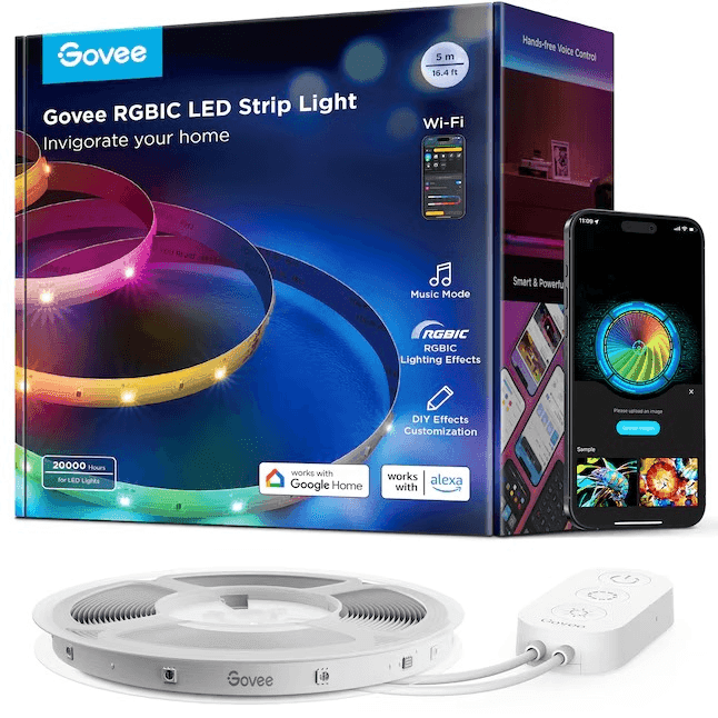Govee Indoor 16.4-ft Smart LED Strip Light