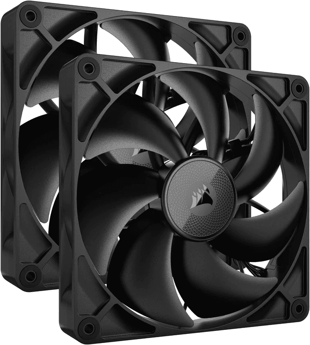CORSAIR iCUE LINK RX140 140mm PWM Fan Dual Pack with Hub