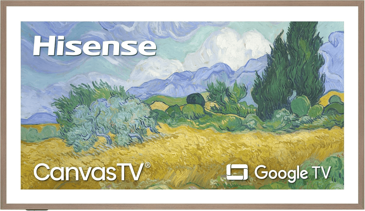 Hisense 55-Inch S7 CanvasTV 4K 144Hz Google Smart TV