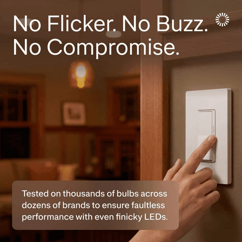 Lutron Diva LED+ Dimmer Switch - White image 4