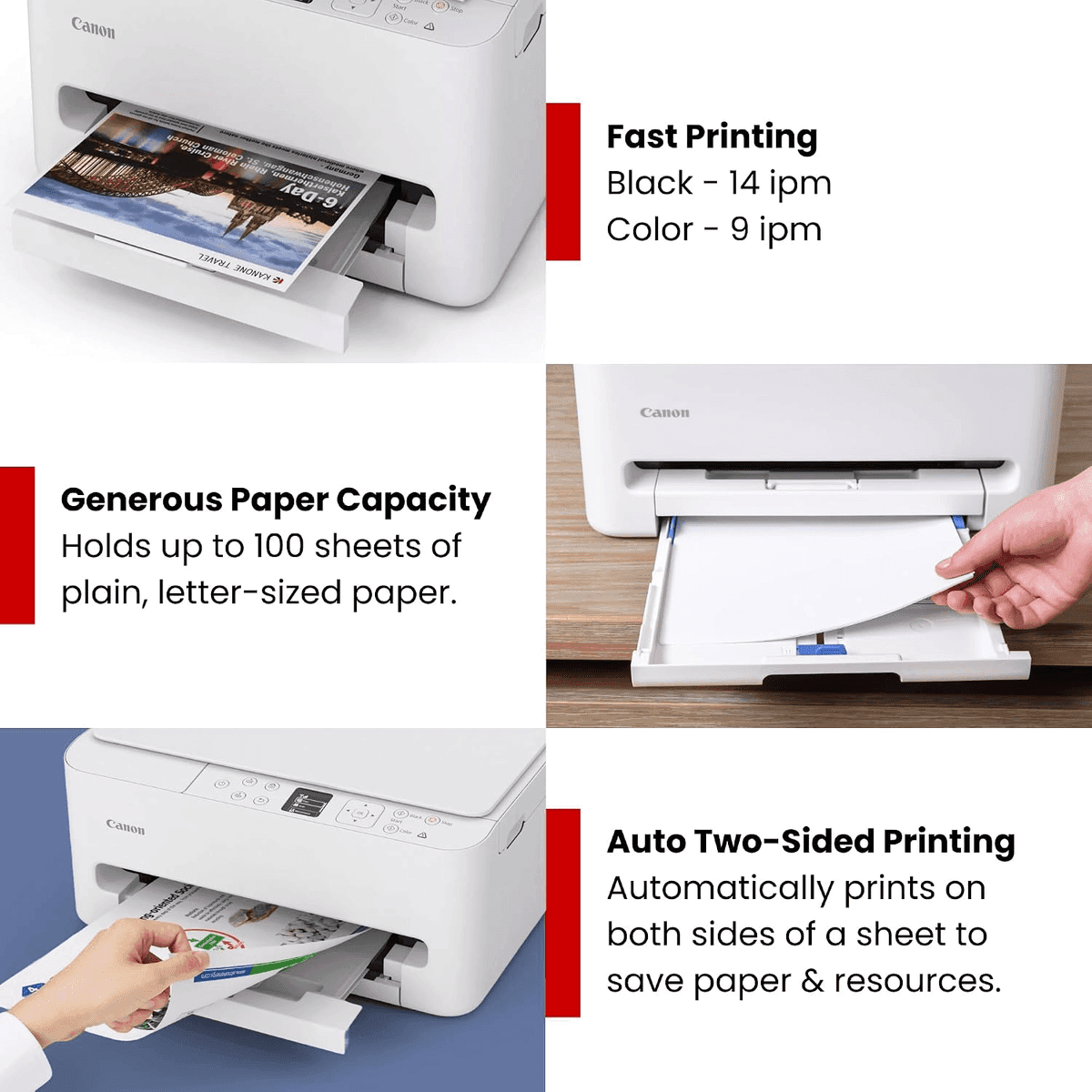 Canon PIXMA TS6520 Wireless Color All-in-One Printer image 3