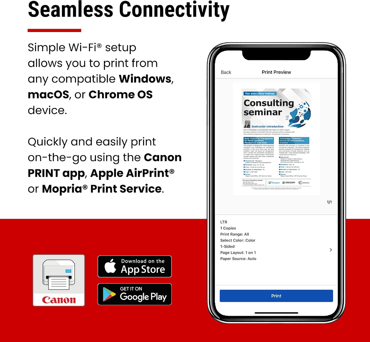 Canon PIXMA TS6520 Wireless Color All-in-One Printer image 5