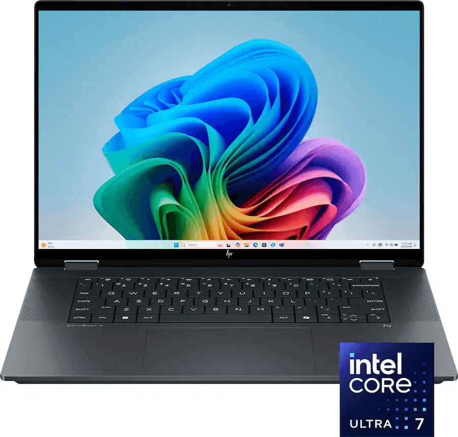 HP OmniBook X Flip 16-Inch 2K Touch Laptop, Core Ultra 7, 16GB/1TB