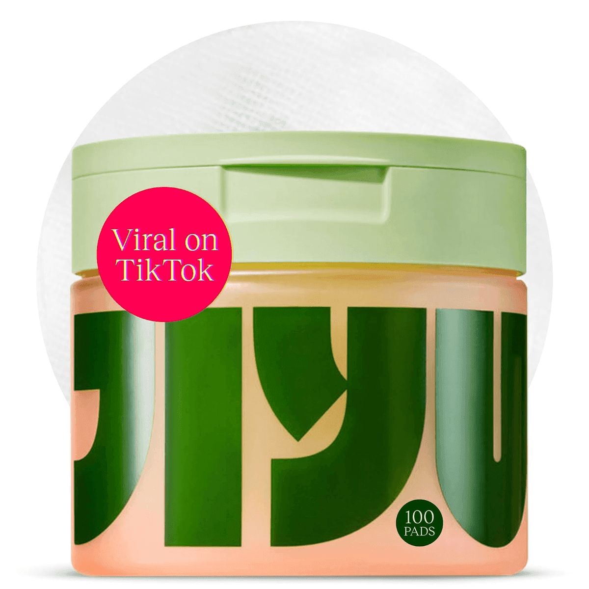 JIYU Korean Skincare Toner Pads, 100 Count