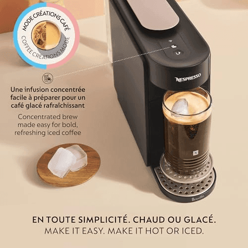 Nespresso Vertuo Up Coffee Machine with Milk Frother - Ink Black image 5