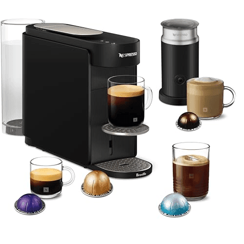 Nespresso Vertuo Up Coffee Machine with Milk Frother - Ink Black