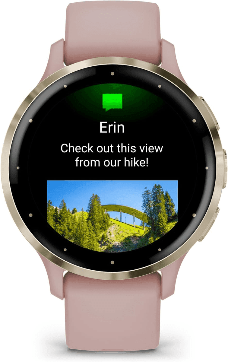 Garmin Venu 3S 41mm GPS Smartwatch - Dust Rose image 2