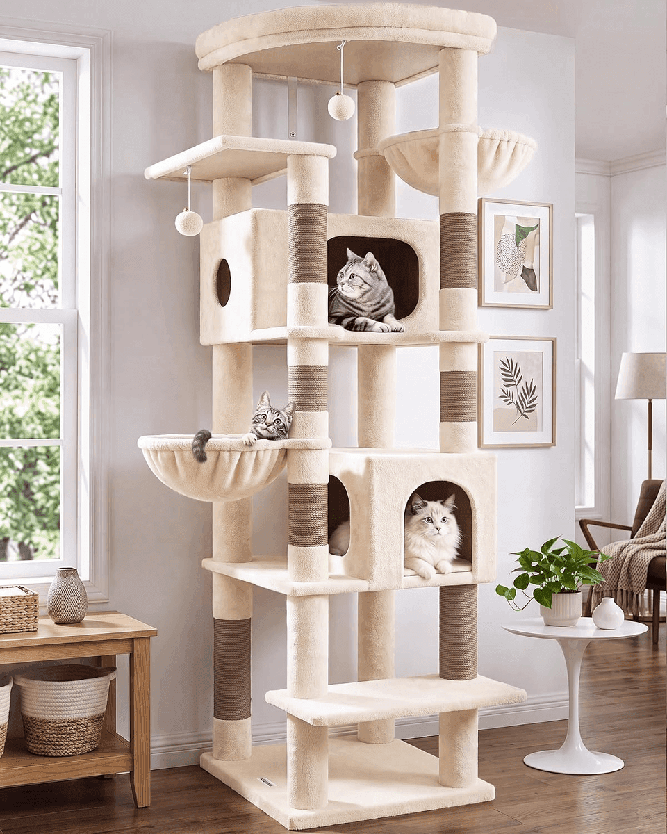 Globlazer 74-Inch Heavy Duty Cat Tree Tower - S74