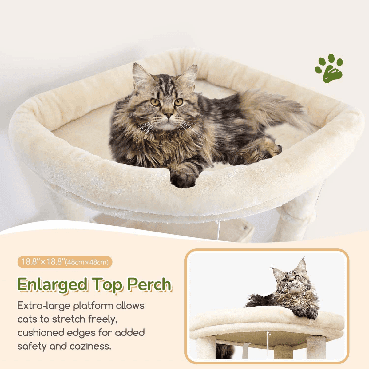 Globlazer 74-Inch Heavy Duty Cat Tree Tower - S74 image 3