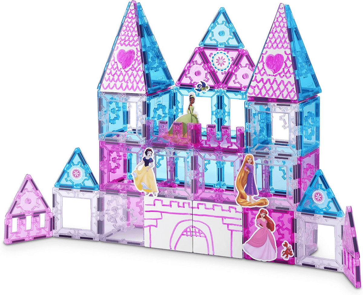 Tytan Disney Princess Castle Magnetic Tiles 70-Piece Playset image 3