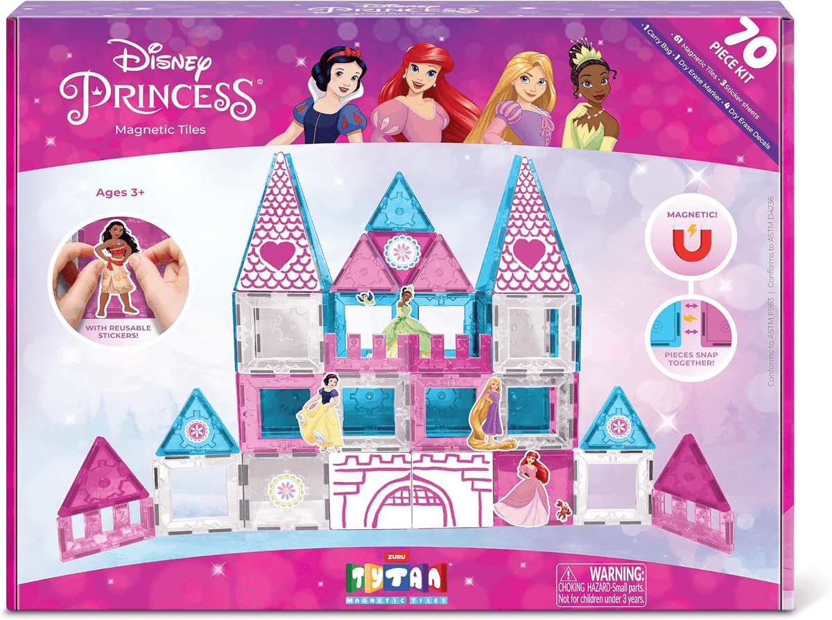 Tytan Disney Princess Castle Magnetic Tiles 70-Piece Playset image 4
