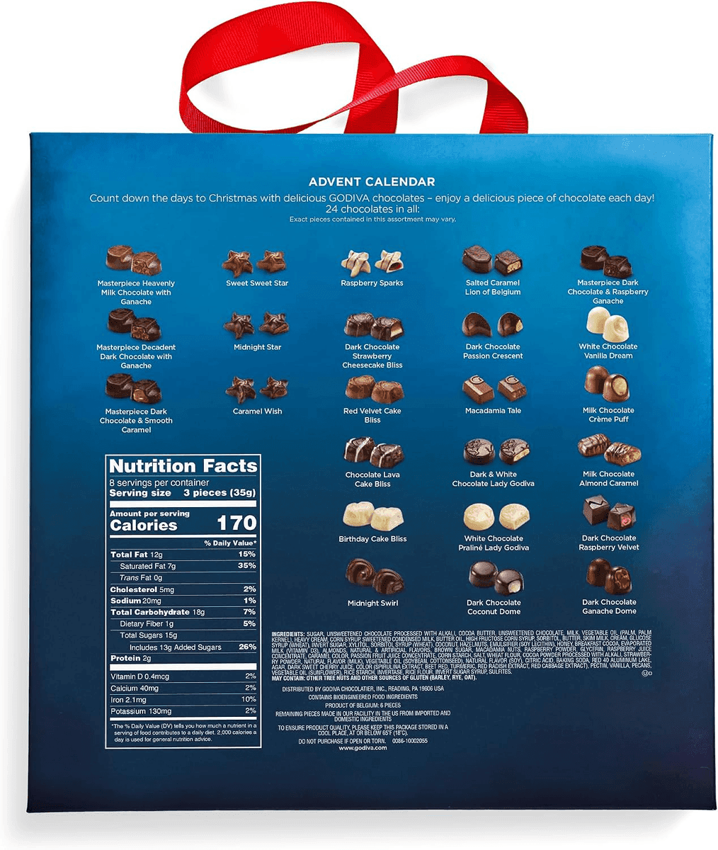 GODIVA 2026 Chocolate Advent Calendar, 24-Piece image 3