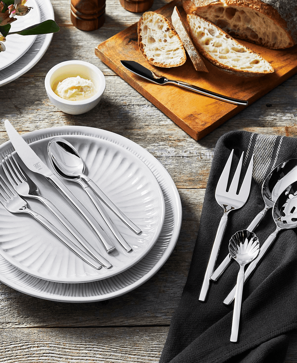 ZWILLING Opus 18/10 Stainless Steel 45-Piece Flatware Set for 8 image 4