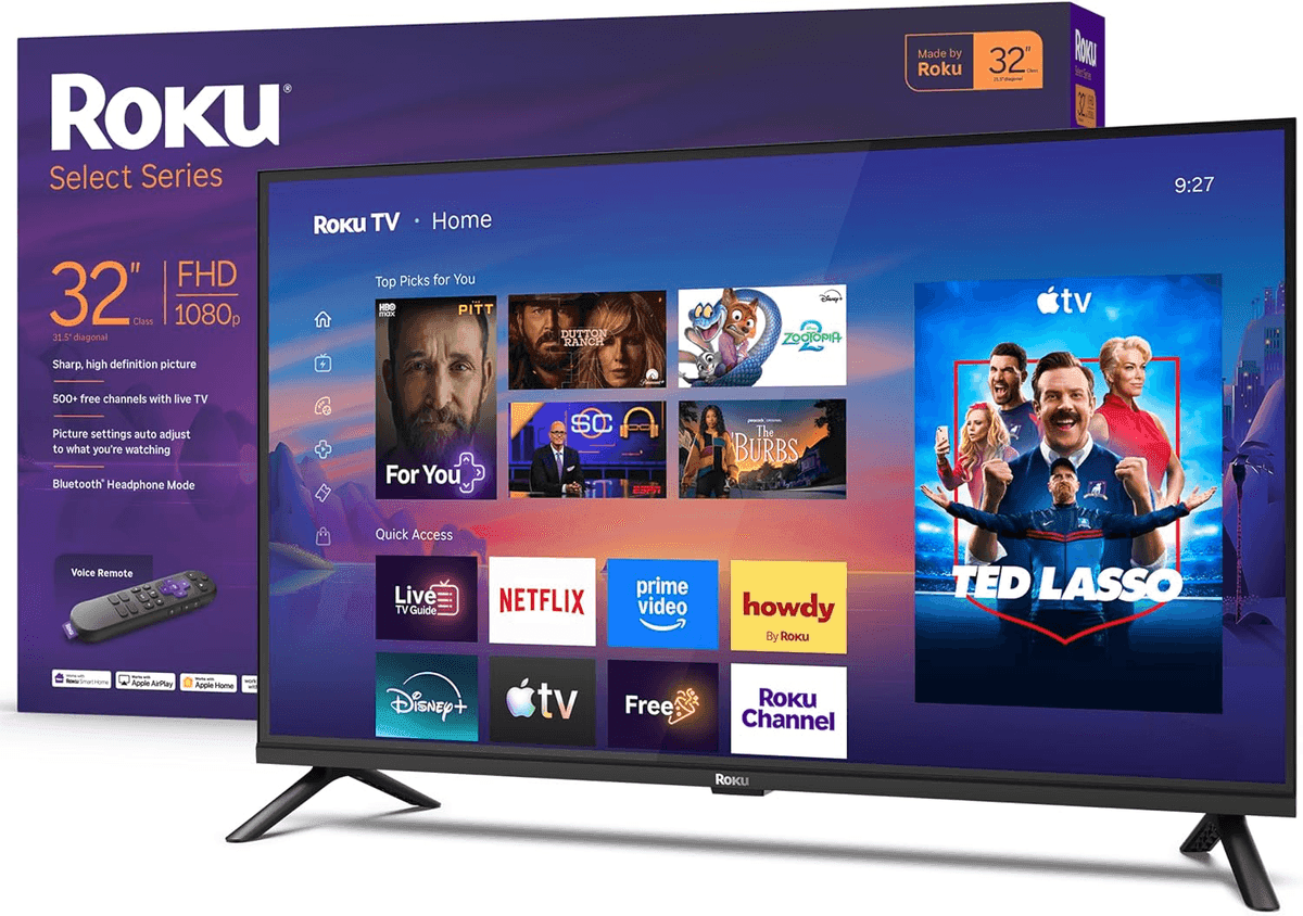 Roku 32-Inch Select Series 1080p Full HD Smart TV (2026)