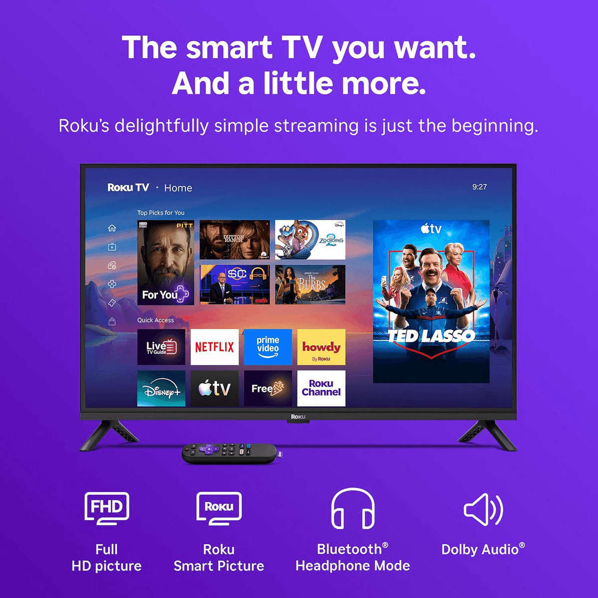 Roku 32-Inch Select Series 1080p Full HD Smart TV (2026) image 3