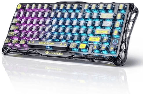GravaStar Mercury K1 Lite 75% Wireless Mechanical Gaming Keyboard