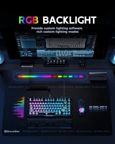 GravaStar Mercury K1 Lite 75% Wireless Mechanical Gaming Keyboard image 5
