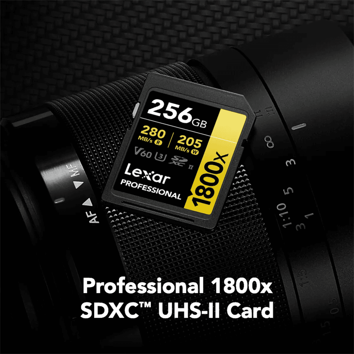Lexar Professional 1800x 256GB UHS-II SDXC Memory Card image 2