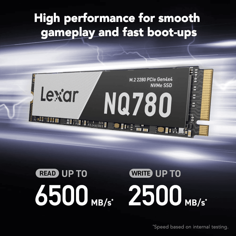 Lexar NQ780 1TB PCIe 4.0 NVMe M.2 SSD