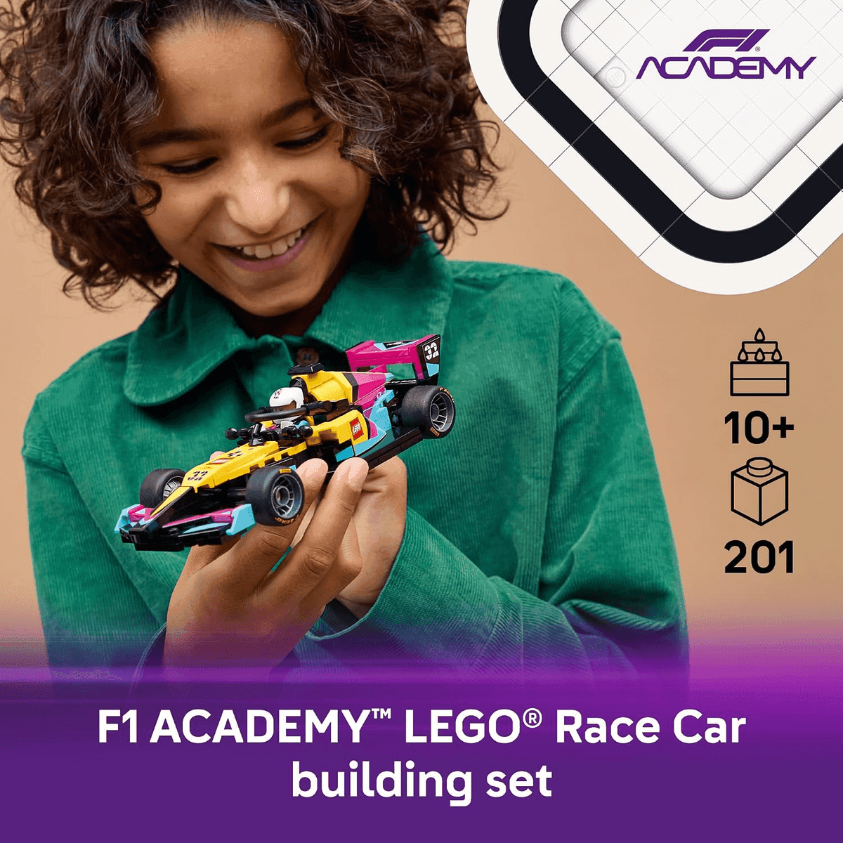 LEGO Speed Champions F1 ACADEMY Race Car 77258 image 2