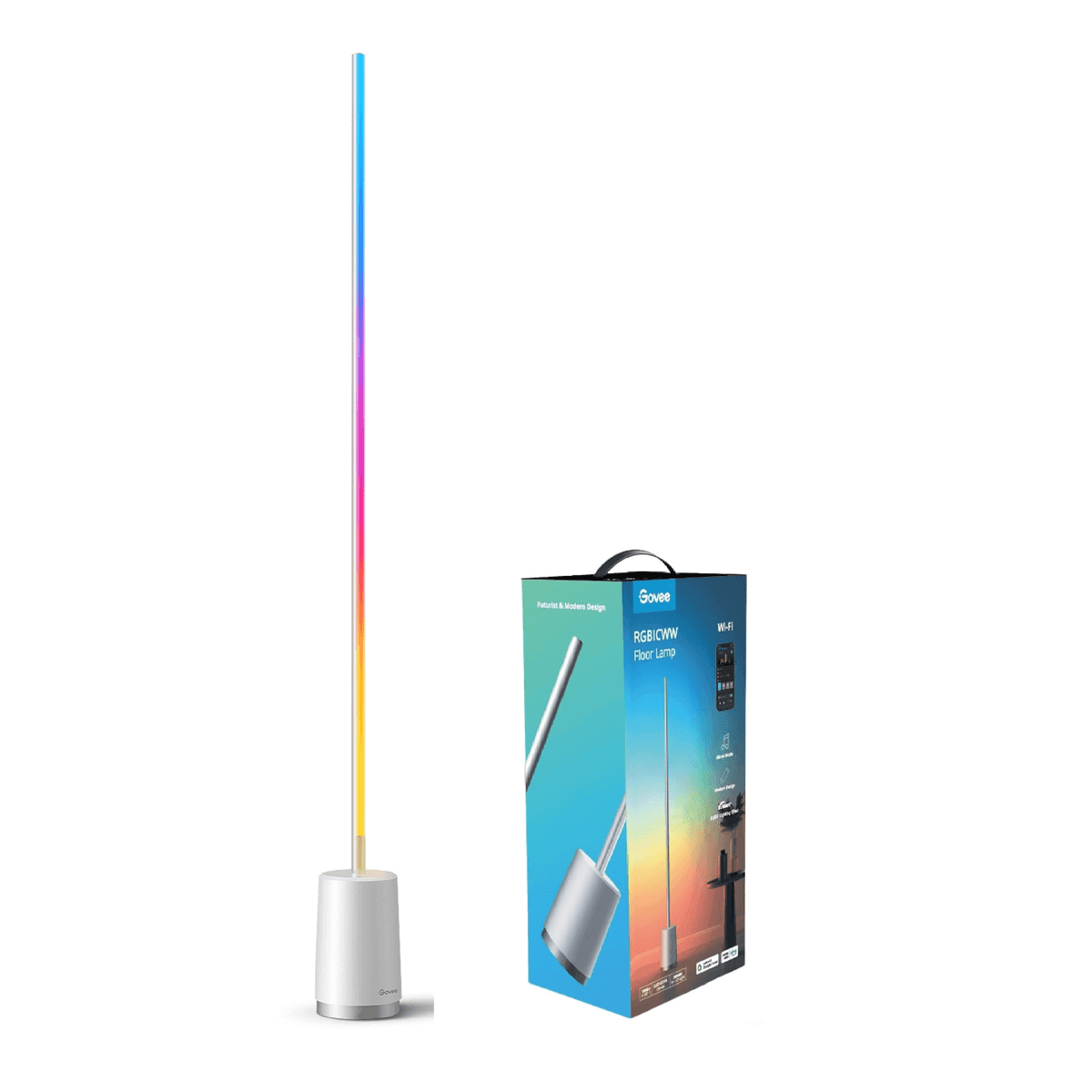 Govee RGBICWW Smart Floor Lamp - 57.87 in