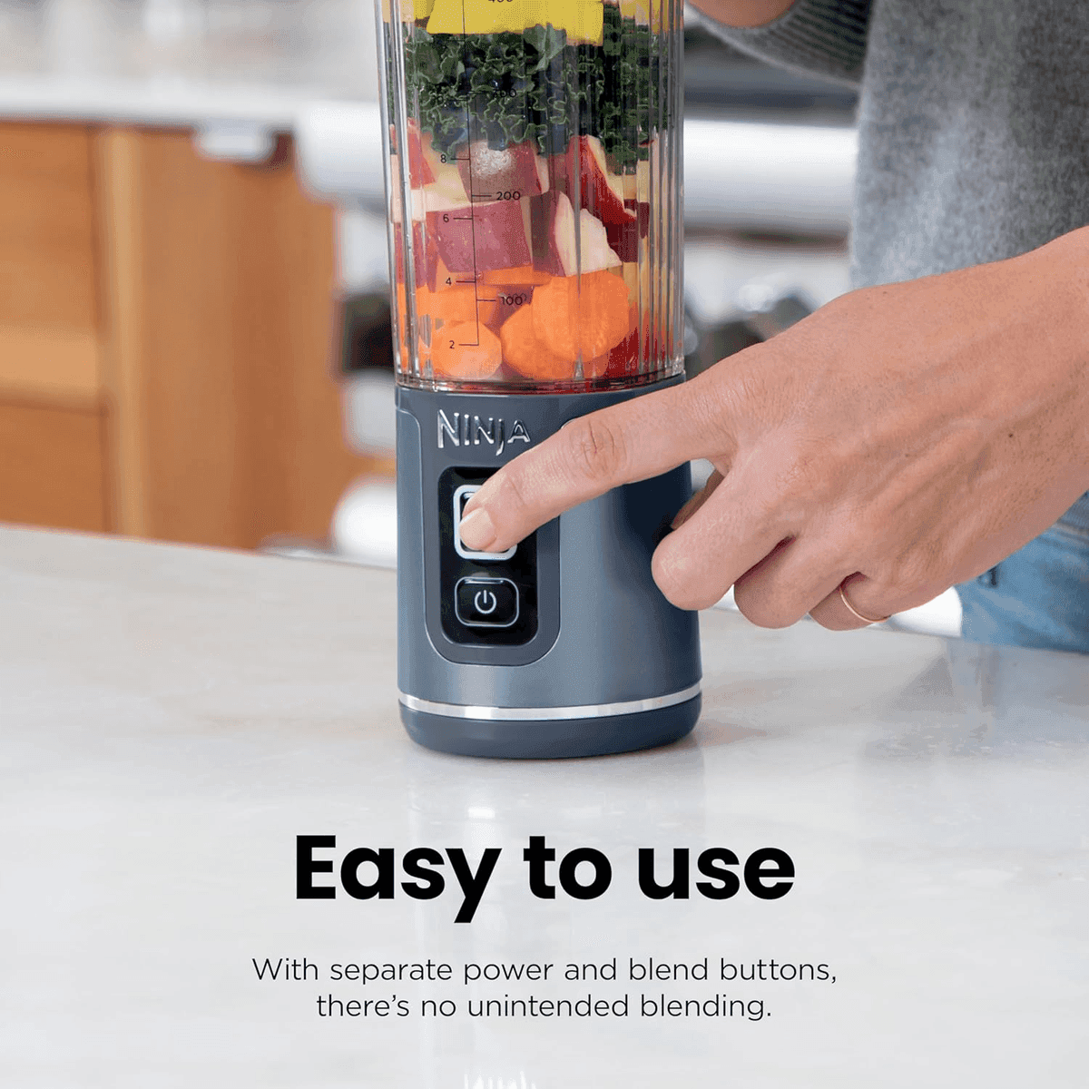 Ninja Blast 18-oz Portable Blender - Forest Green image 4